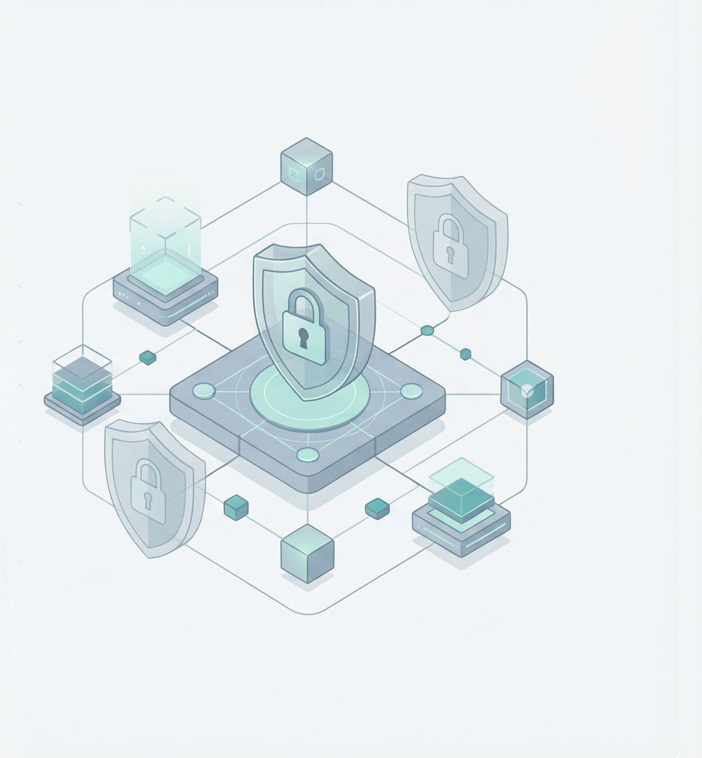 Security architecture illustration
